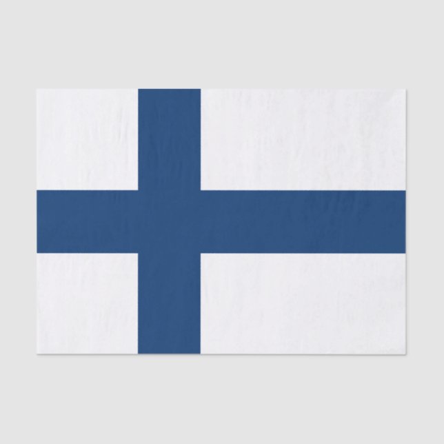 Finland Flag Tissue Paper (Front)