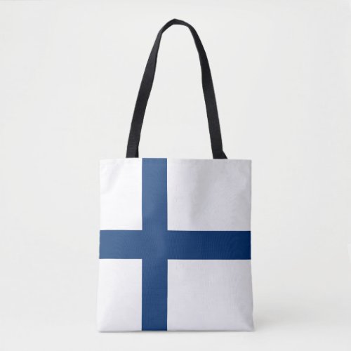 Finland Flag Tote Bag