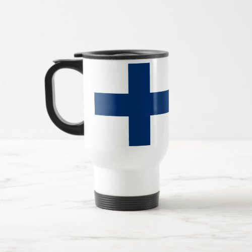 Finland Flag Travel Mug