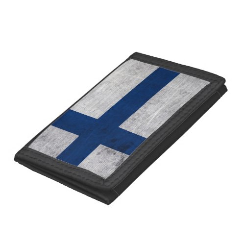 Finland Flag Trifold Wallet