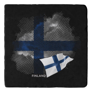 Finland flag trivet