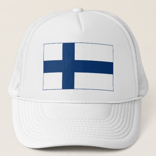 Finland Flag Trucker Hat