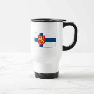 Finland Flag w COA (light) Mug