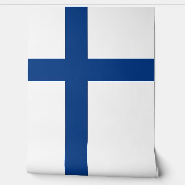 Finland flag wallpaper  (Unrolling)