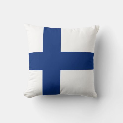 Finland Flag x Flag Pillow