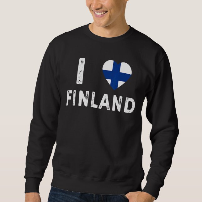 Finland   For Men Women Sisu Finlandia Lapland Lap Sweatshirt (Front)