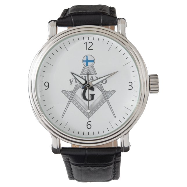 Finland freemasonry sign watch (Front)