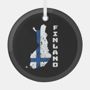Finland Glass Ornament