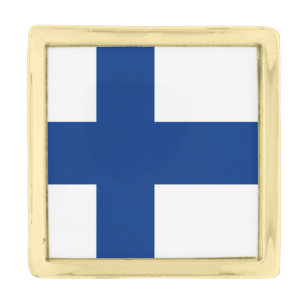 Finland Gold Finish Lapel Pin