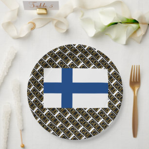 FINLAND GOLD  PAPER PLATES