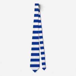 finland greece israel flag stripes blue white line neck tie