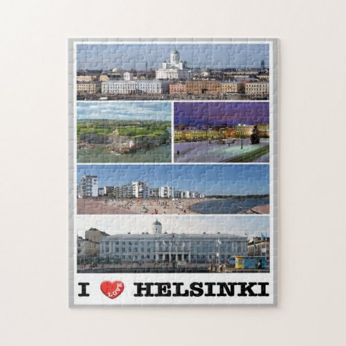 Finland _ Helsinki _ Helsingfors _ I Love _ Jigsaw Puzzle