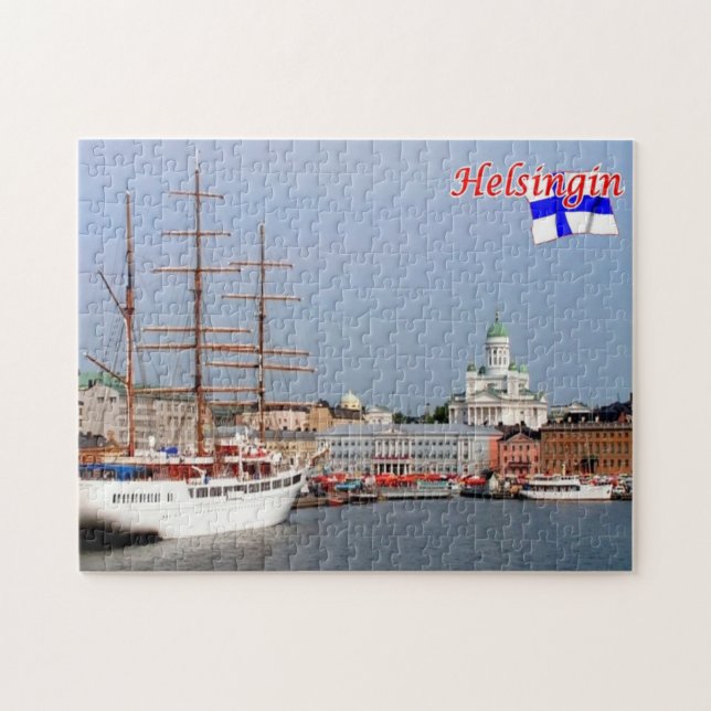Finland - Helsinki - Helsingfors - Jigsaw Puzzle (Horizontal)