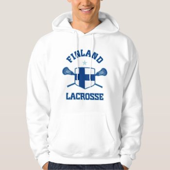 Finland Hoodie by laxshop at Zazzle