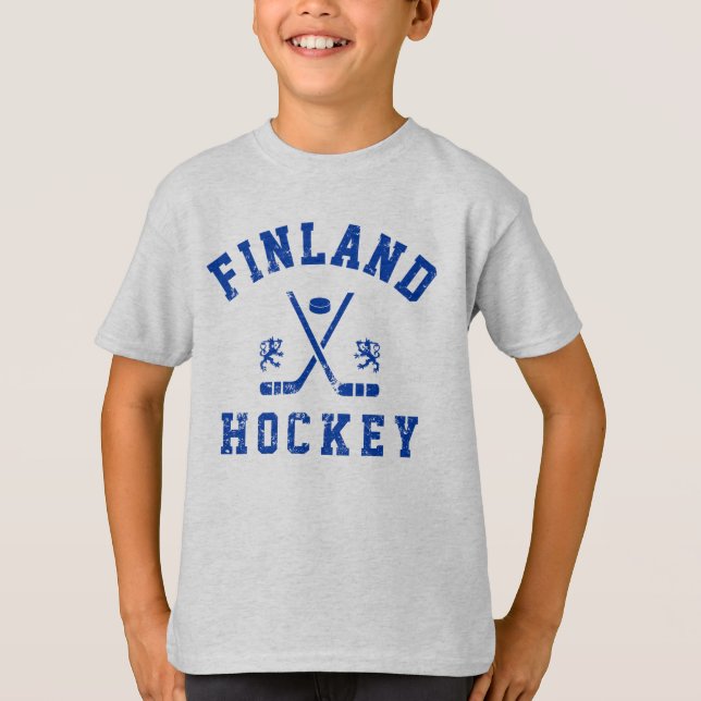 Finland Ice Hockey  T-Shirt (Front)