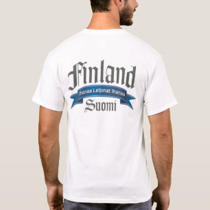 Finland Ihanaa Leijonat Back T-Shirt