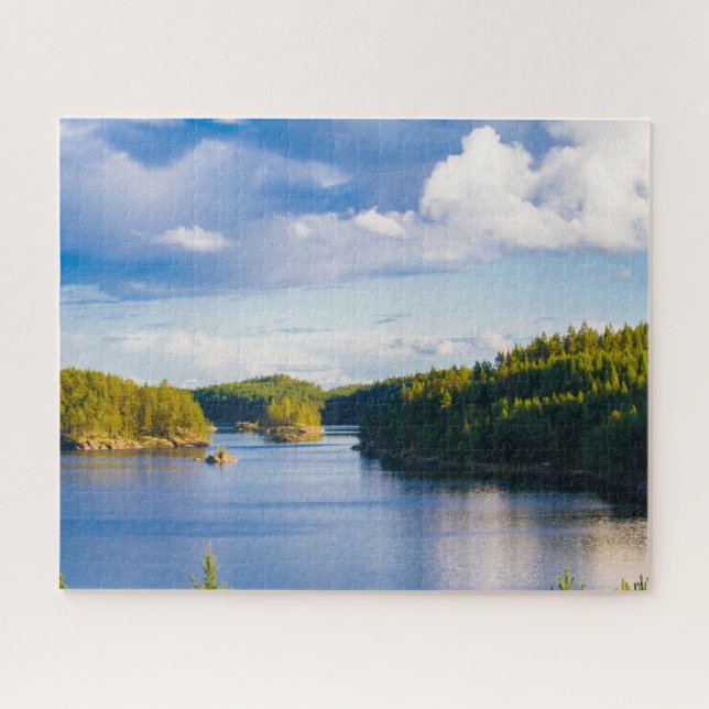 Finland Lake in Summer Jigsaw Puzzle – Scenic Nord (Horizontal)