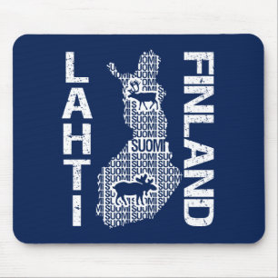 FINLAND MAP mousepad - Lahti