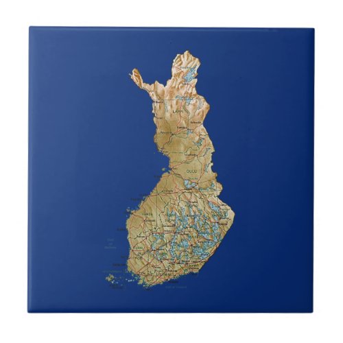 Finland Map Tile