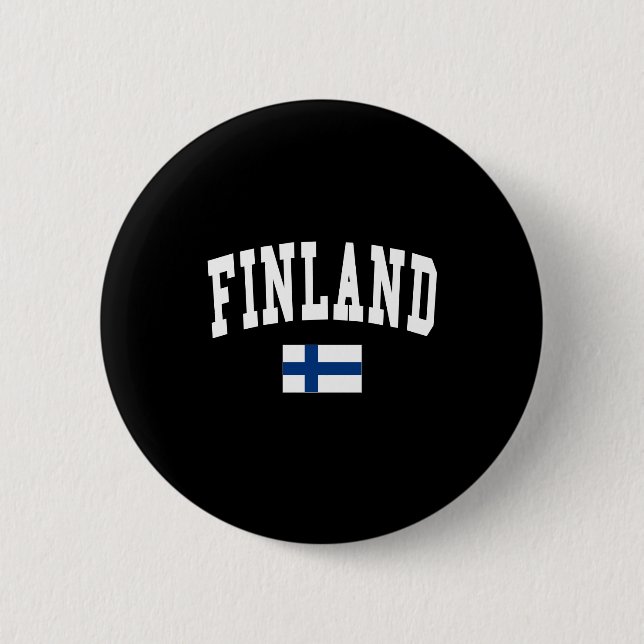 FINLAND PINBACK BUTTON (Front)