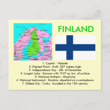 Paletti Finland postcards 5 pcs 10.5x14.8 cm Kaisa Rekinen 