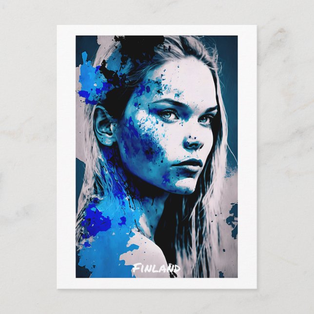 Finland Postcard - Portrait - World of Women (Front)