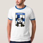 Finland Rings Panda T-shirt at Zazzle