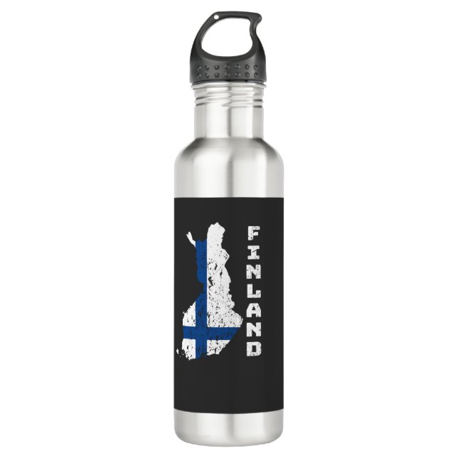 Finland Stainless Steel Water Bottle (Front)