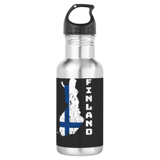 Finland Stainless Steel Water Bottle (Front)