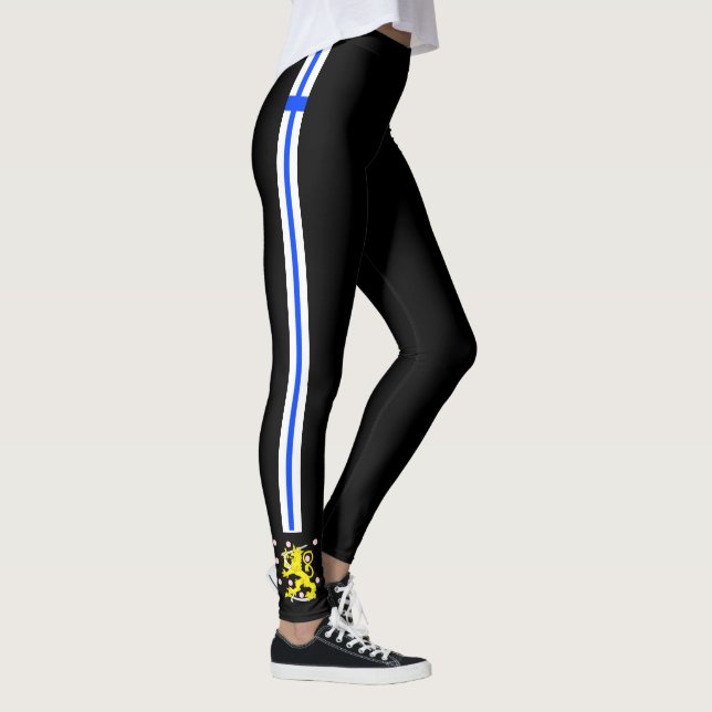 Finland stripes flag leggings (Right)