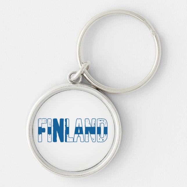 Finland Suomi Keychain (Front)