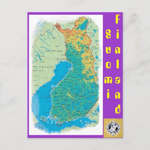 Finland Suomi Postcard