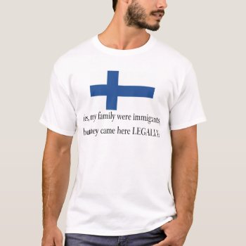 Finland T-shirt by TheYankeeDingo at Zazzle