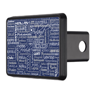 Finland's Towns custom color hitch cover