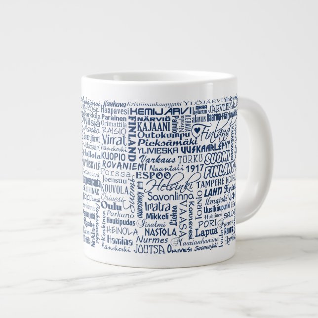 Finland's Towns mug (Front Right)