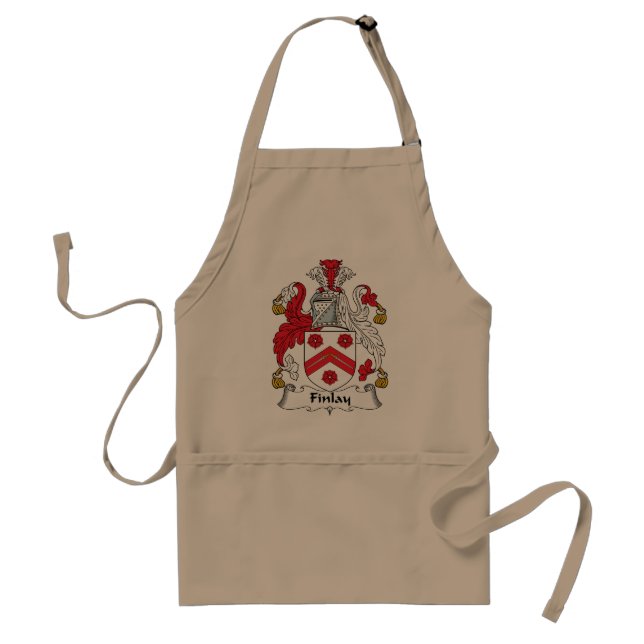 Finlay Family Crest Adult Apron (Front)