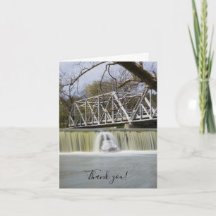 Finley Dam After The Rain Thank You Card