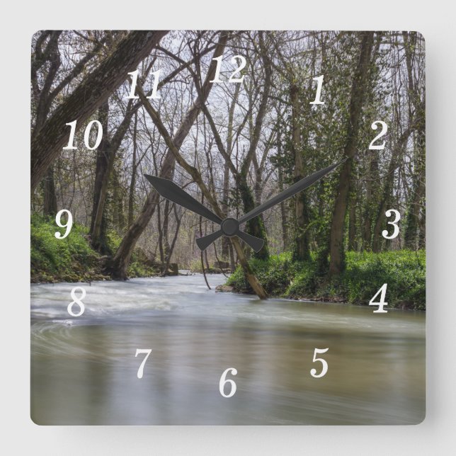 Finley Tranquility In Spring Time Wall Clock (Front)