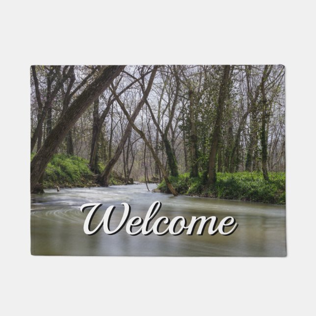 Finley Tranquility In Spring Time Welcome Doormat (Front)