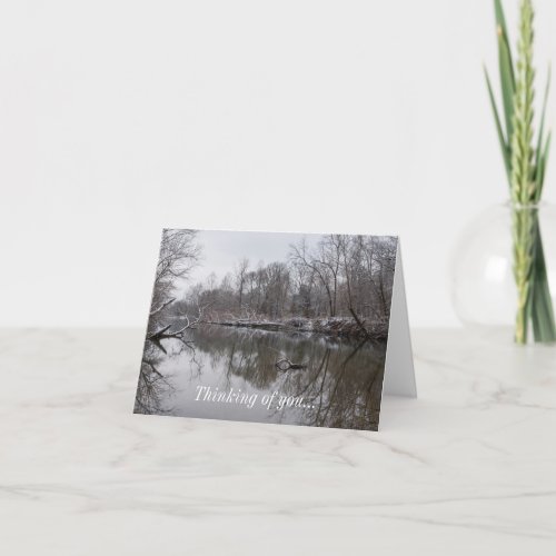 Finley Winter Reflections Thinking Of You Card