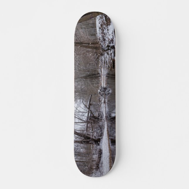 Finley Winter Snow Skateboard Deck (Front)