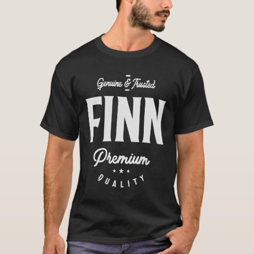 Finn Genuine  Trusted Custom Name Finn T_Shirt
