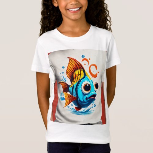 Finn the Fashionable Fish T_Shirt