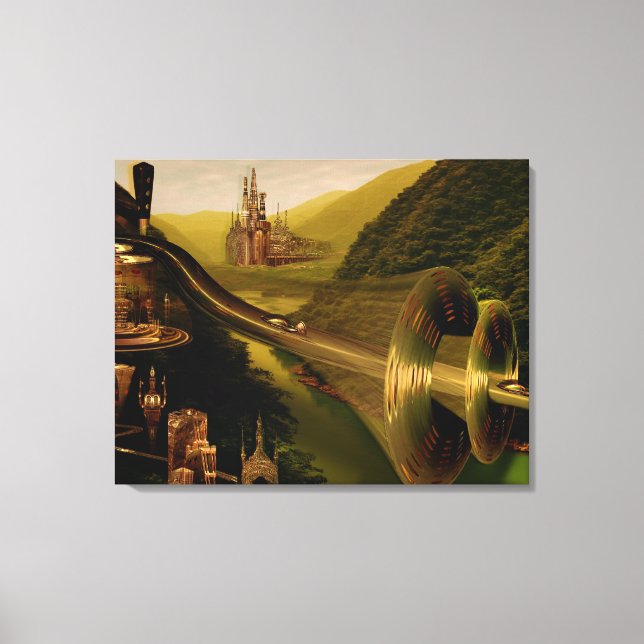 Finn Wrapped Canvas Print (Front)