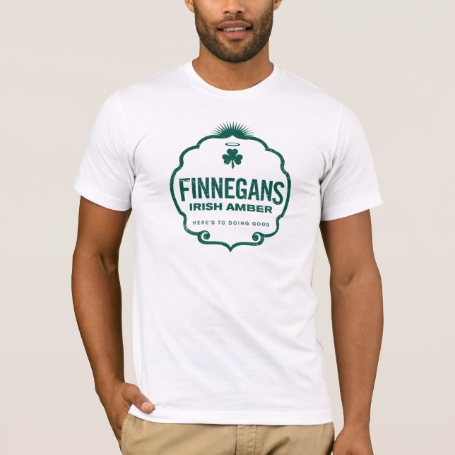 Finnegans Irish Amber Crest T-Shirt (Front)