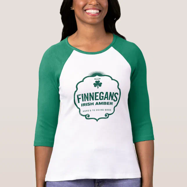 Finnegans Irish Amber Crest TShirt Zazzle