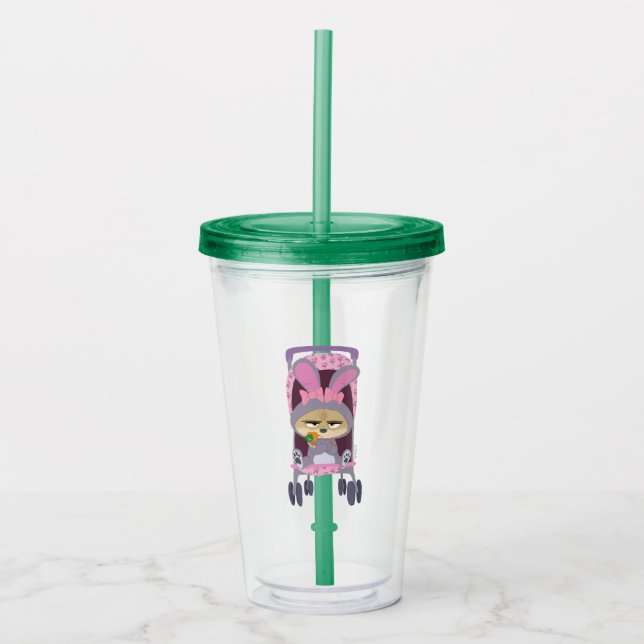 Finnick  - Baby Bunny Stroller Acrylic Tumbler (Front)