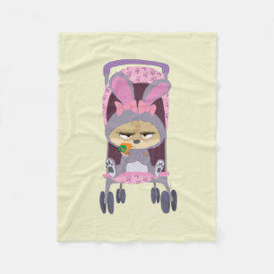 Finnick - Baby Bunny Stroller Fleece Blanket