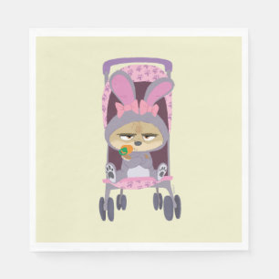Finnick - Baby Bunny Stroller Napkins