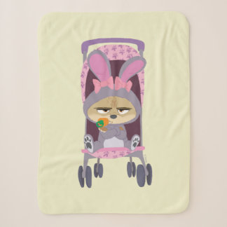 Finnick - Baby Bunny Stroller Sherpa Blanket